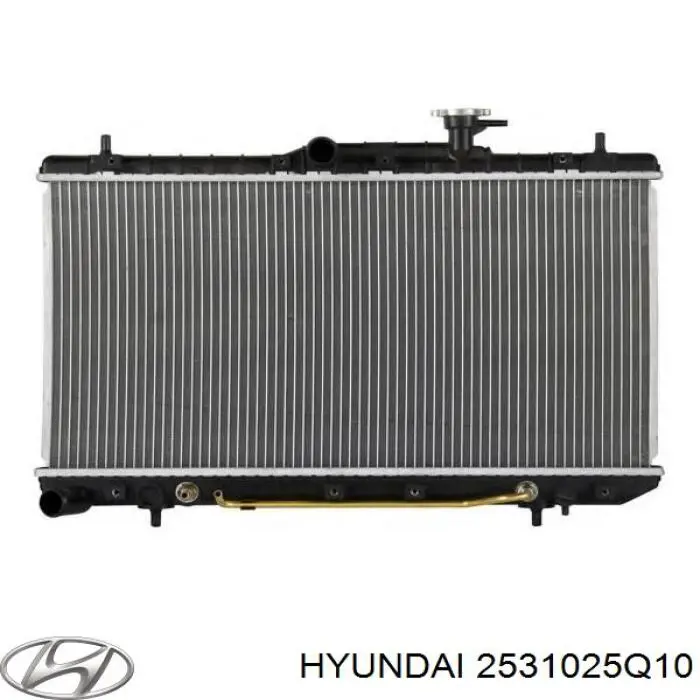 2531025Q10 Hyundai/Kia Радіатор охолодження двигуна