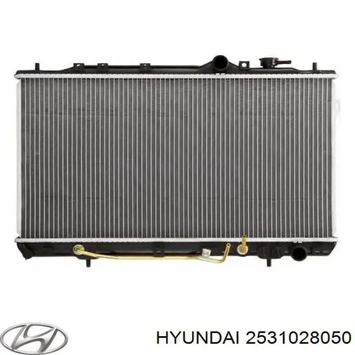 Радіатор основний Hyundai/Kia 2531028050 ціна, від 56.53 USD
