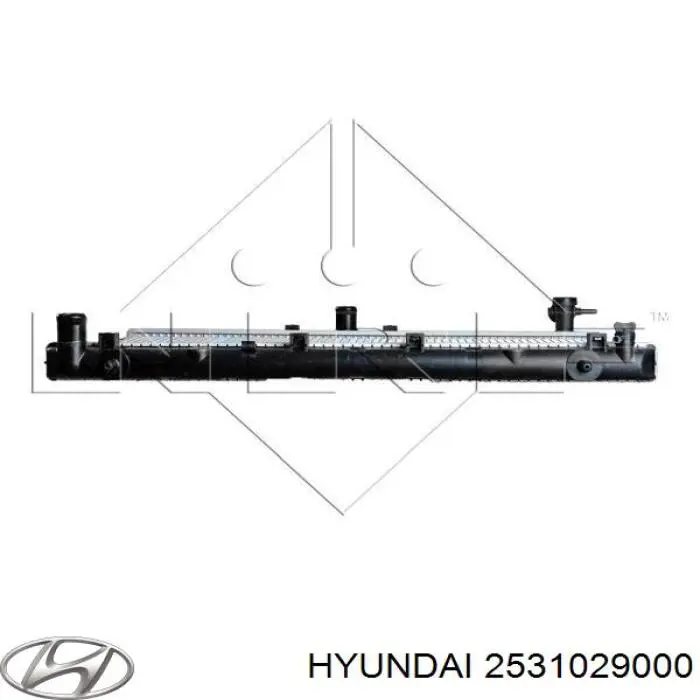 Радіатор основний Hyundai/Kia 2531029000 ціна, від 70.12 USD