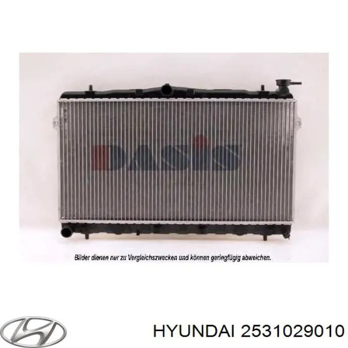 Купити 2531029010 Hyundai/Kia Радіатор двигуна