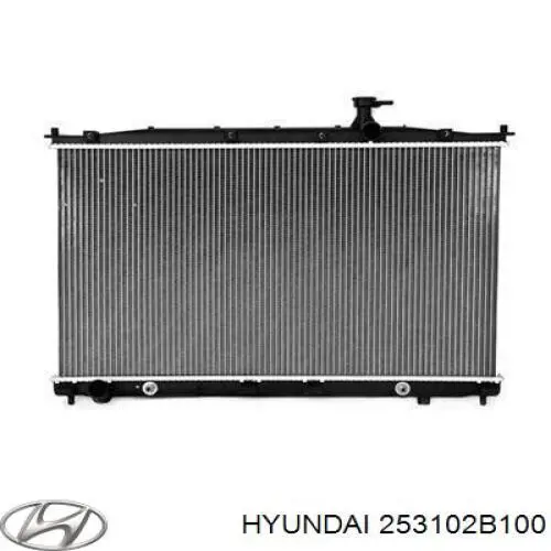253102B100 Hyundai/Kia радіатор охолодження двигуна