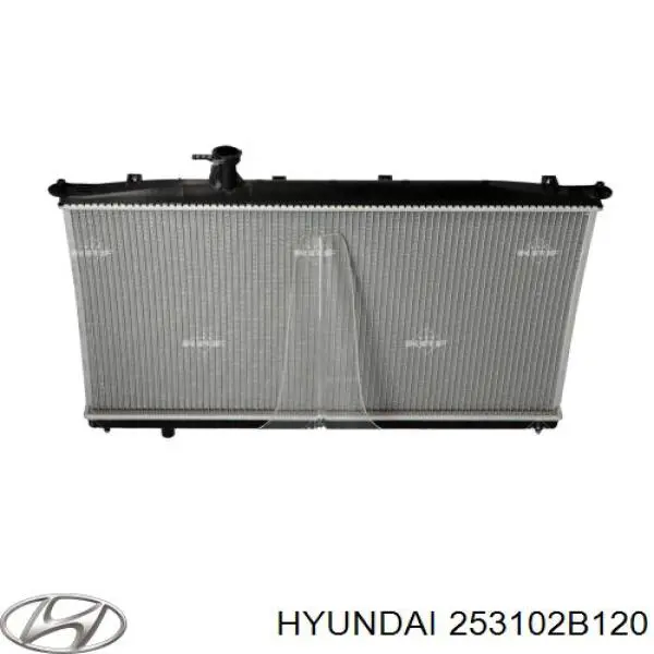 Купити 253102B120 Hyundai/Kia Радіатор двигуна