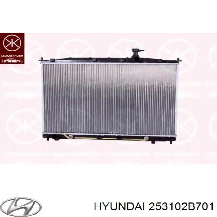253102B701 Hyundai/Kia радіатор охолодження двигуна