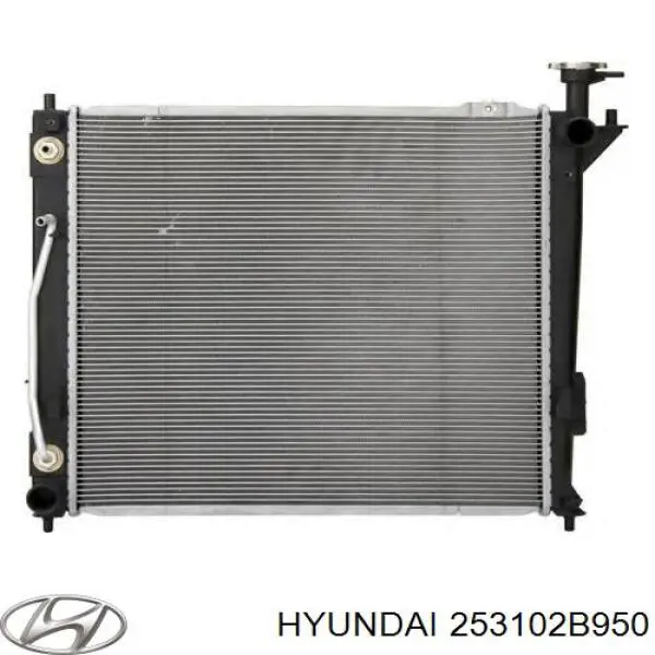 Купити 253102B950 Hyundai/Kia Радіатор двигуна