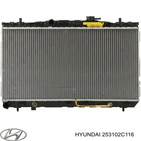 253102C116 Hyundai/Kia Радіатор охолодження двигуна