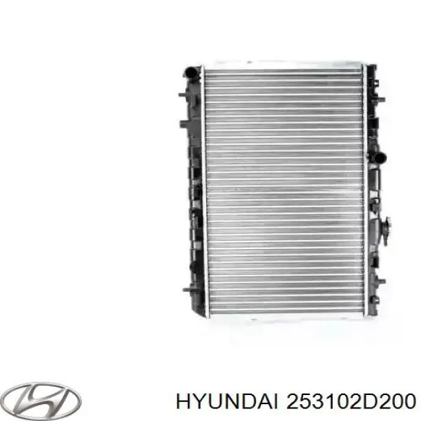 Радіатор основний Hyundai/Kia 253102D200 ціна, від 91.91 USD
