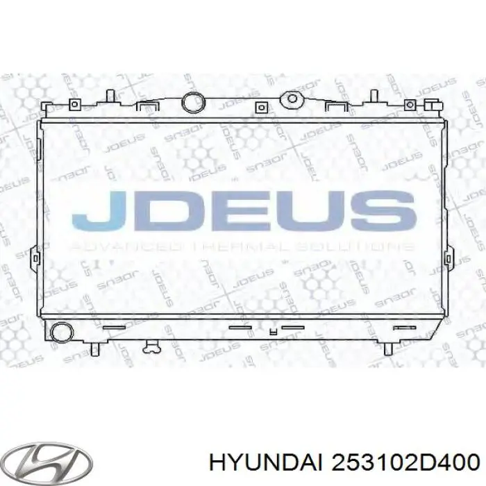 Купити 253102D400 Hyundai/Kia Радіатор двигуна