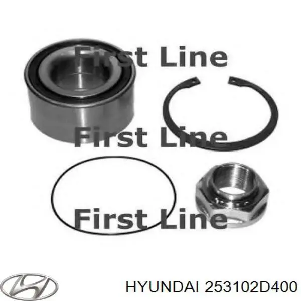 Радіатор 253102D400 Hyundai/Kia