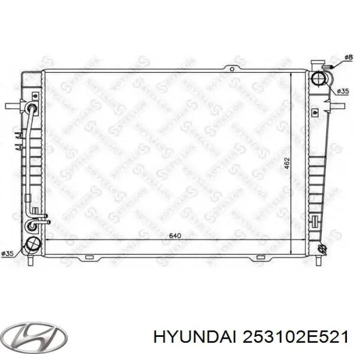 Радіатор основний Hyundai/Kia 253102E521 ціна, від 110.75 USD