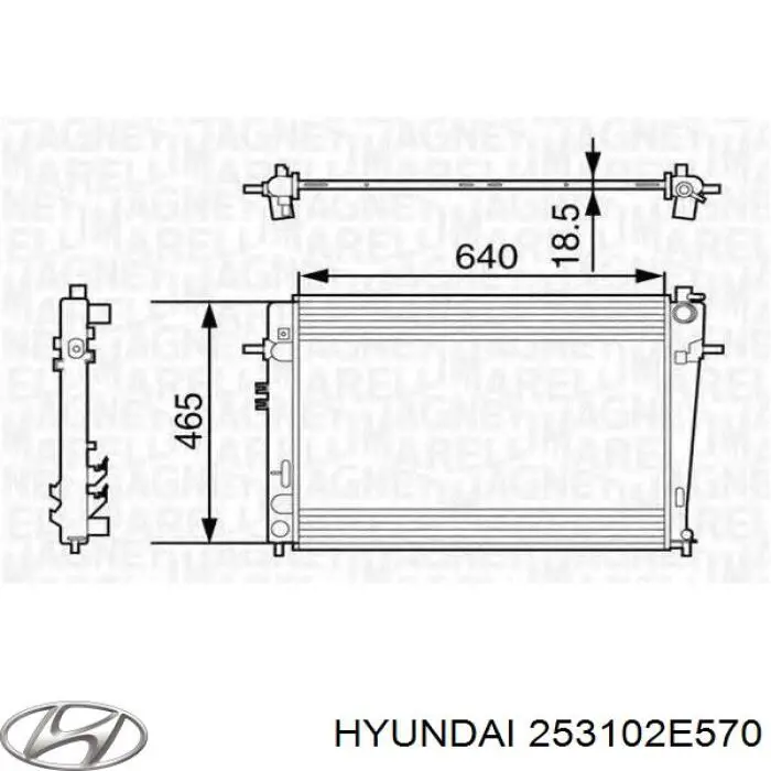  253102E570 Hyundai/Kia