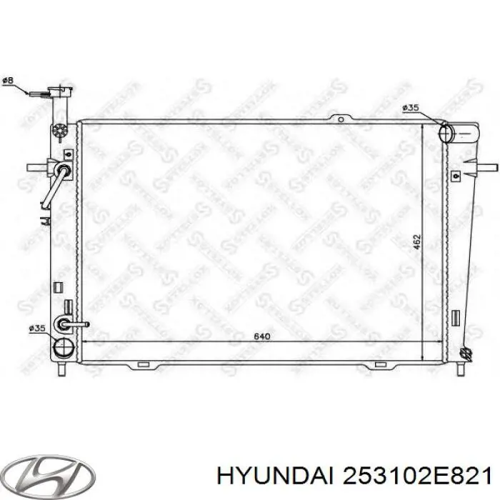 Радіатор охолодження Hyundai/Kia 253102E821