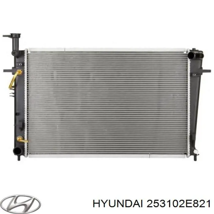 253102E821 Hyundai/Kia Радіатор охолодження двигуна