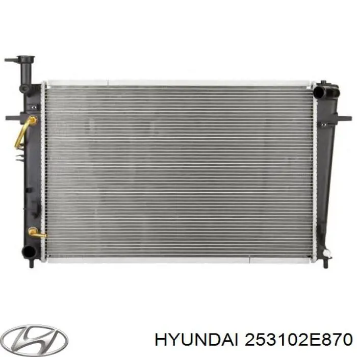 253102E870 Hyundai/Kia радіатор охолодження двигуна