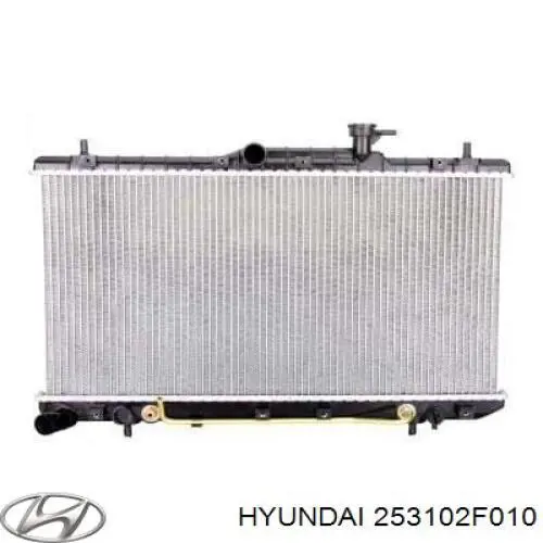 Радіатор основний Hyundai/Kia 253102F010 ціна, від 95.52 USD