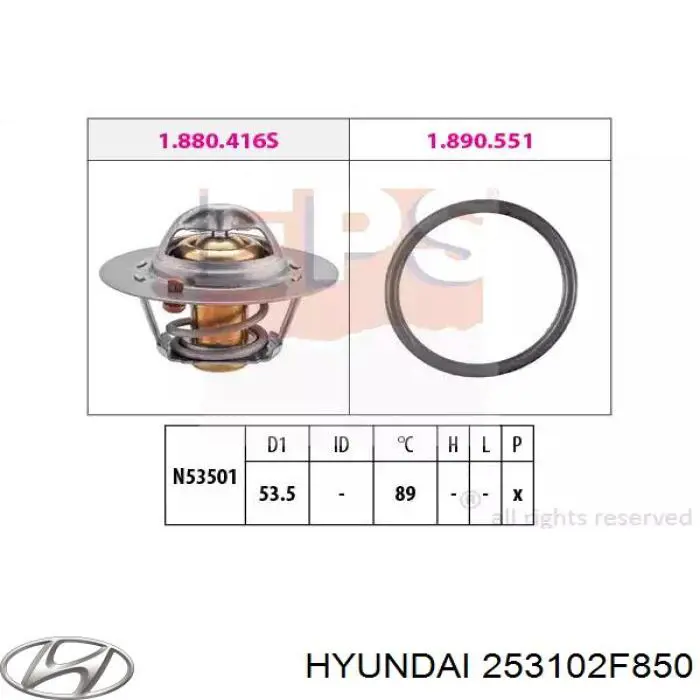 Радіатор 253102F850 Hyundai/Kia