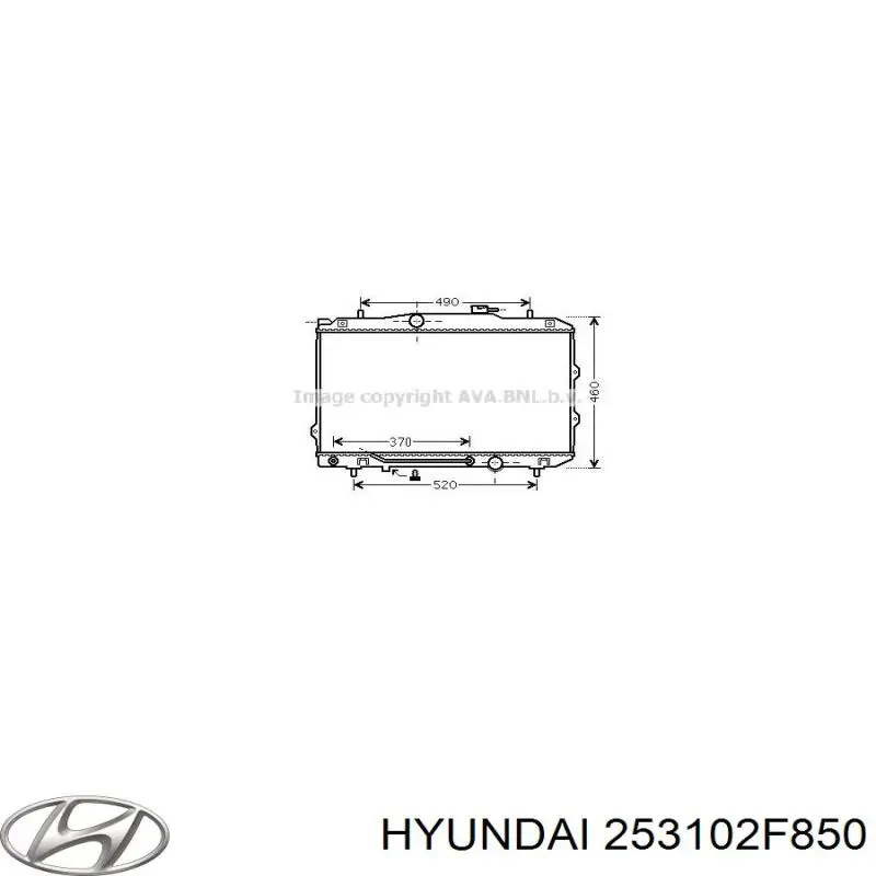 253102F850 Hyundai/Kia радіатор охолодження двигуна