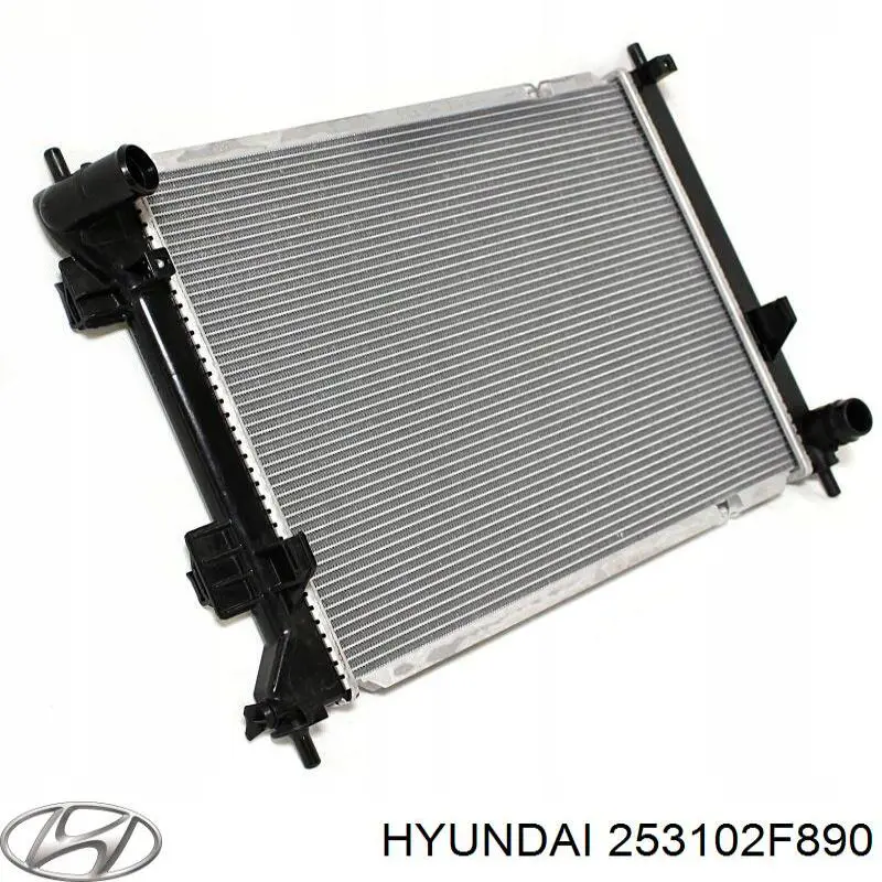 Радіатор основний Hyundai/Kia 253102F890 ціна, від 69.66 USD