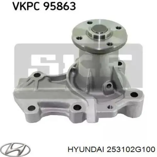 Купити 253103K185 Hyundai/Kia Радіатор двигуна