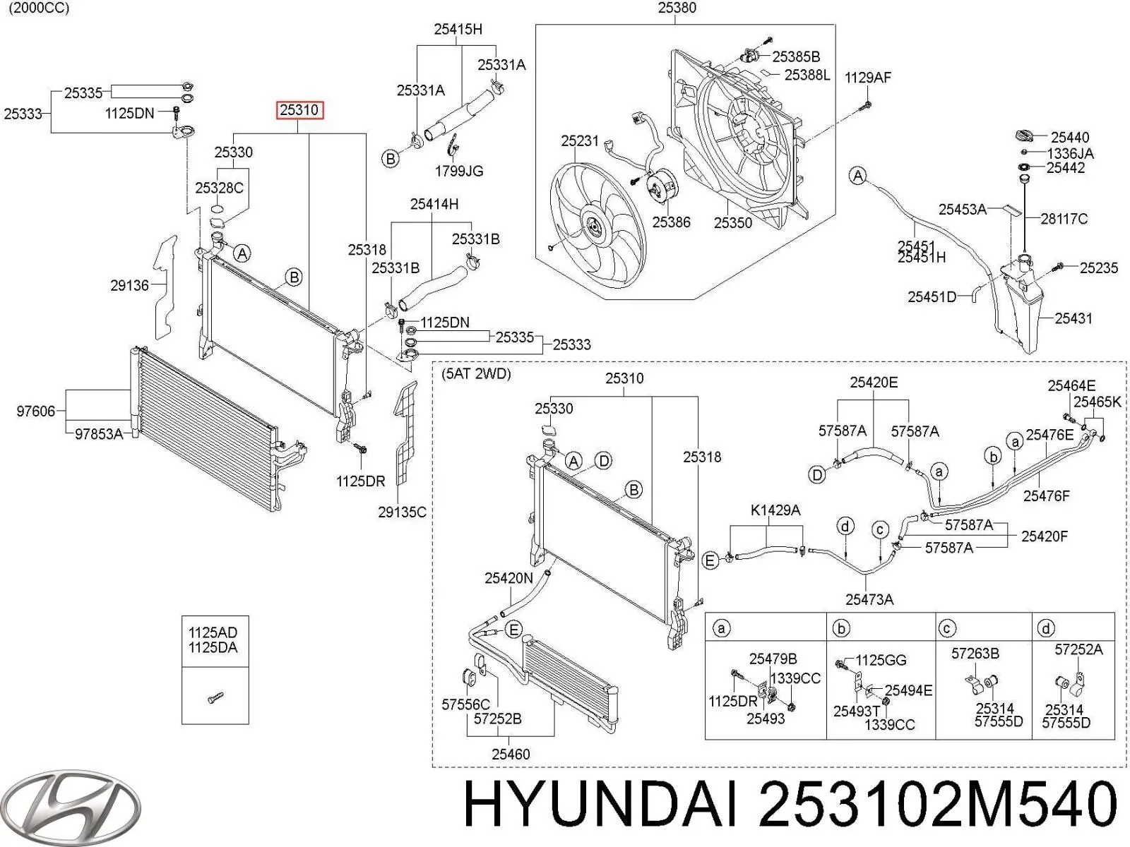  253102M540 Hyundai/Kia