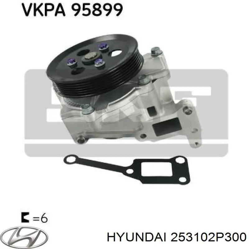 Радіатор 253102P300 Hyundai/Kia