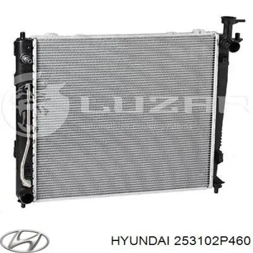 Радіатор основний Hyundai/Kia 253102P460 ціна, від 144.10 USD