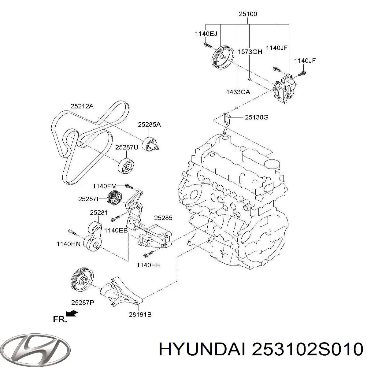 Радіатор основний Hyundai/Kia 253102S010 ціна, від 78.07 USD