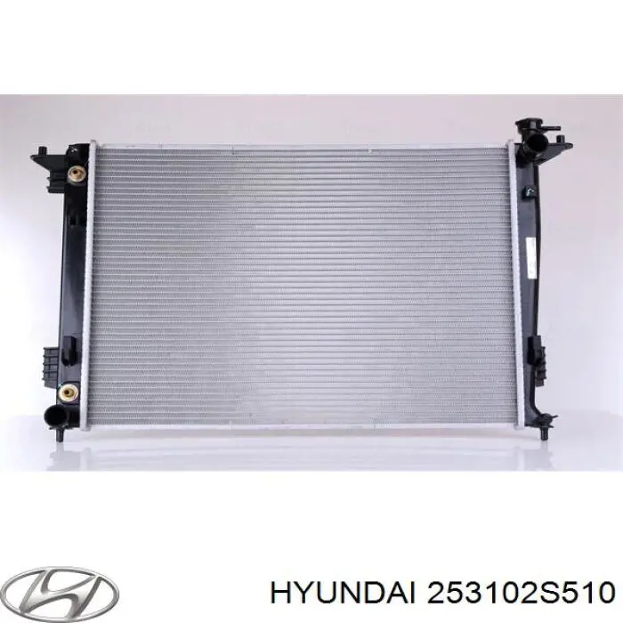 253102S510 Hyundai/Kia радіатор охолодження двигуна