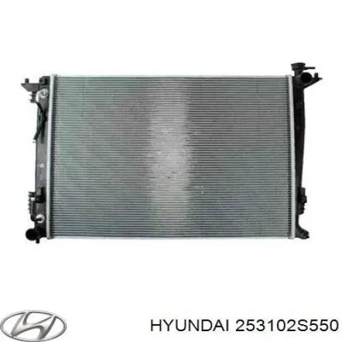 253102S550 Hyundai/Kia радіатор охолодження двигуна
