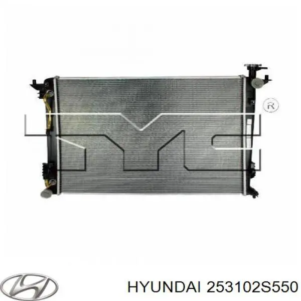 Купити 253102S550 Hyundai/Kia Радіатор двигуна
