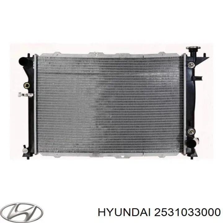 Купити 2531033130 Hyundai/Kia Радіатор двигуна