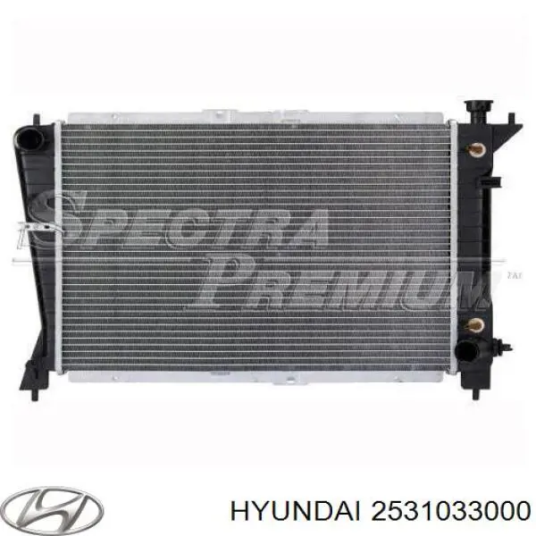 Купити 2531033000 Hyundai/Kia Радіатор двигуна