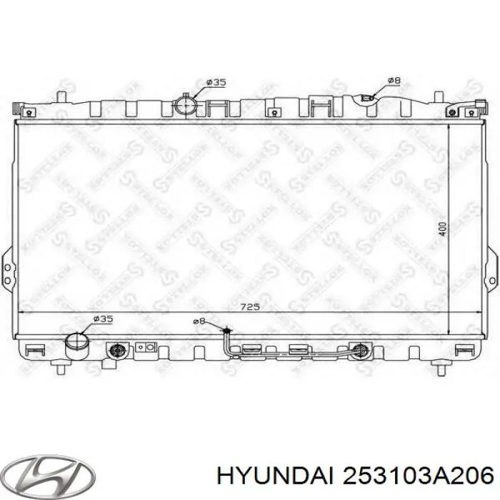 Радіатор основний Hyundai/Kia 253103A206 ціна, від 105.87 USD