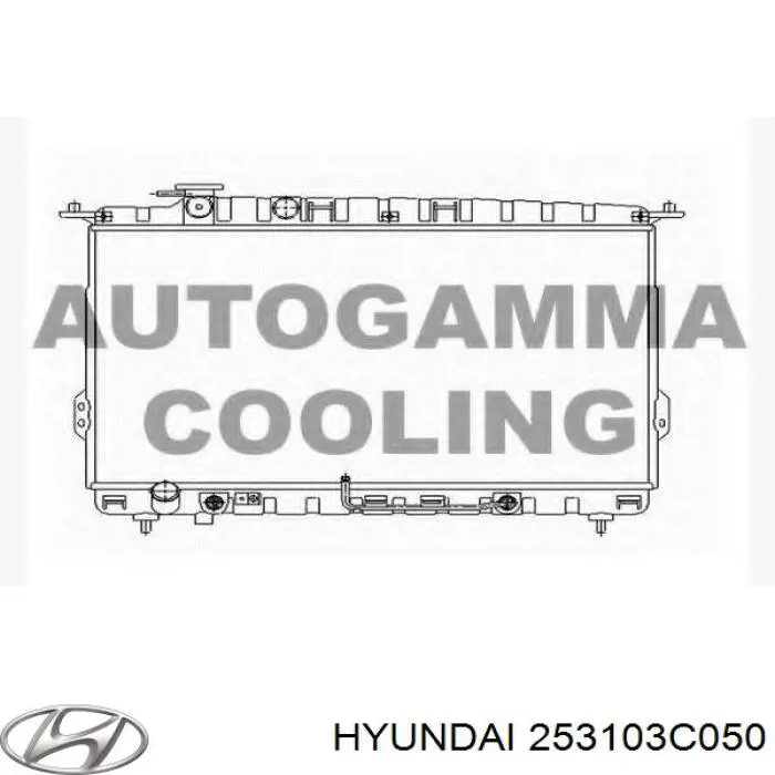 253103C050 Hyundai/Kia радіатор охолодження двигуна