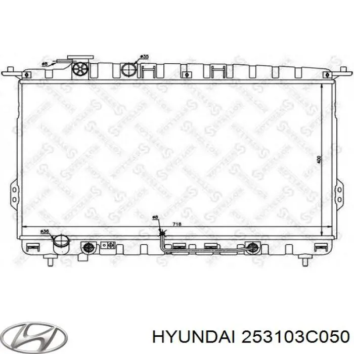 Радіатор 253103C050 Hyundai/Kia