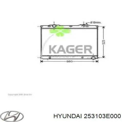 Купити 253103E000 Hyundai/Kia Радіатор двигуна