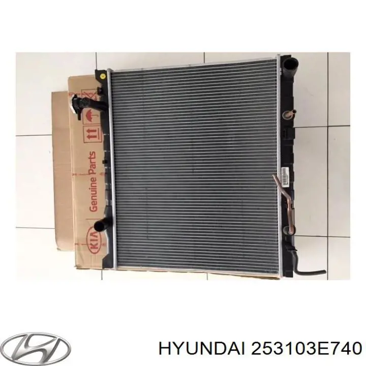 Купити 253103E740 Hyundai/Kia Радіатор двигуна