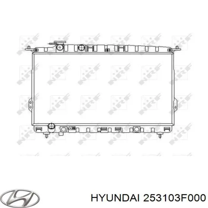 Купити 253103F000 Hyundai/Kia Радіатор двигуна