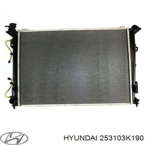 Радіатор основний Hyundai/Kia 253103K190 ціна, від 91.30 USD