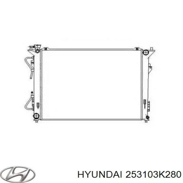 Купити 253103K280 Hyundai/Kia Радіатор двигуна