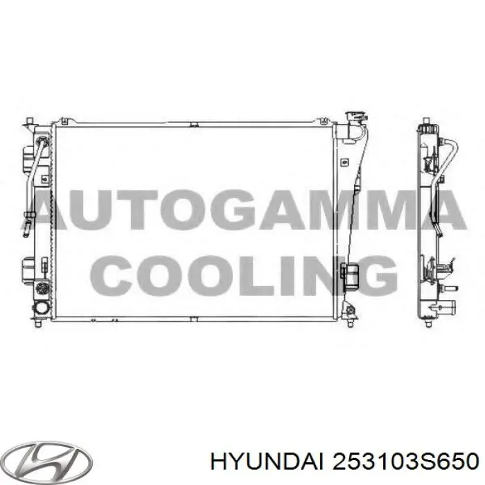253103S650 Hyundai/Kia радіатор охолодження двигуна