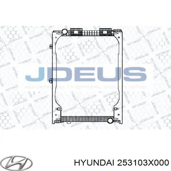 Купити 253103X000 Hyundai/Kia Радіатор двигуна