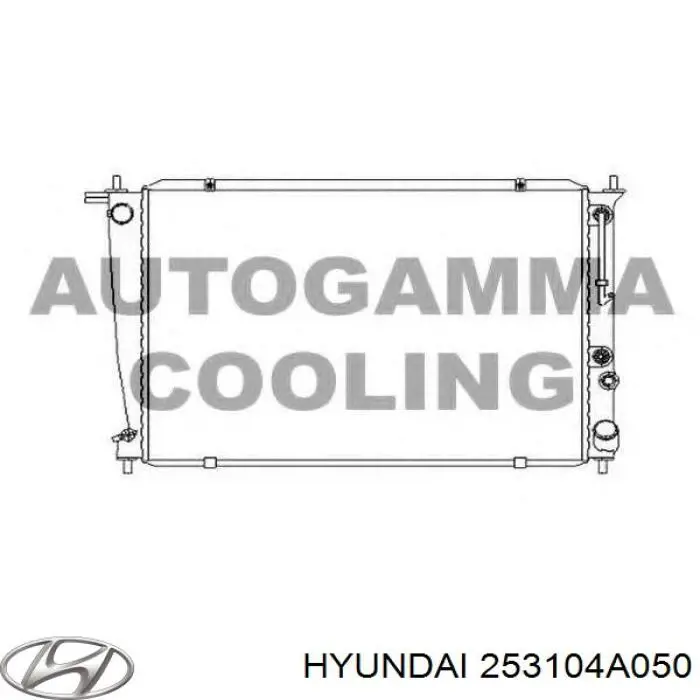 Радіатор основний HCC 253104A150 ціна, від 50.31 USD