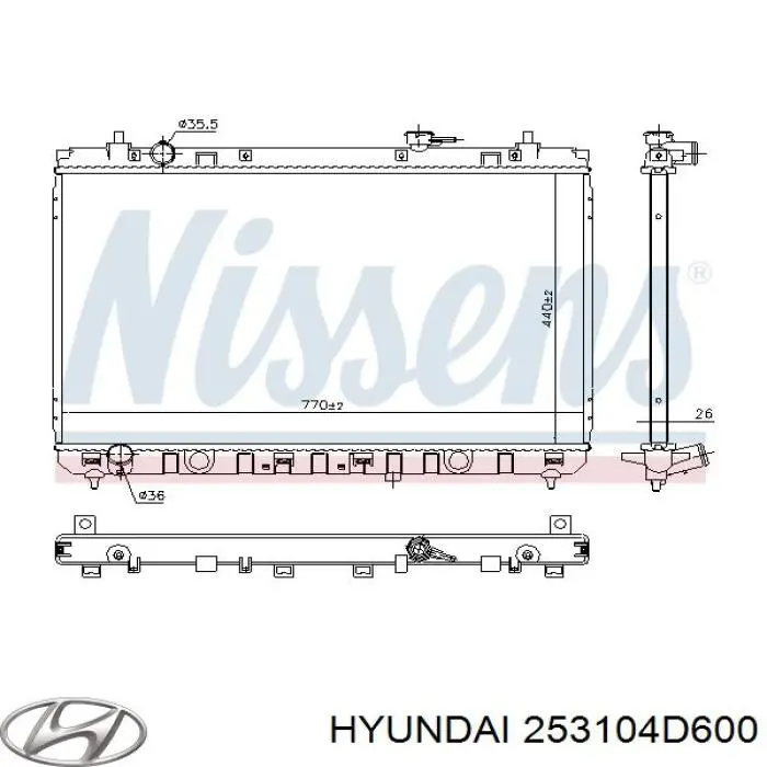 Радіатор основний Glyser 152183 ціна, від 165.88 USD