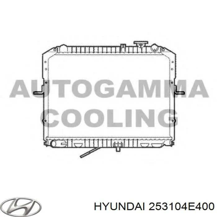 Купити 4160081 Polcar Радіатор двигуна
