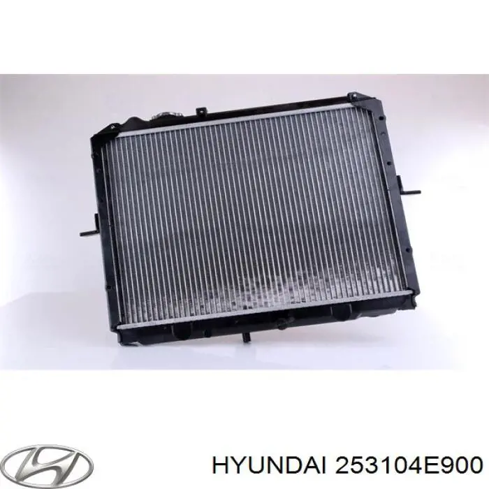 253104E900 Hyundai/Kia Радіатор охолодження двигуна