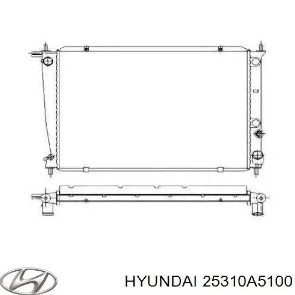 Радіатор основний Hyundai/Kia 25310A5100 ціна, від 106.88 USD