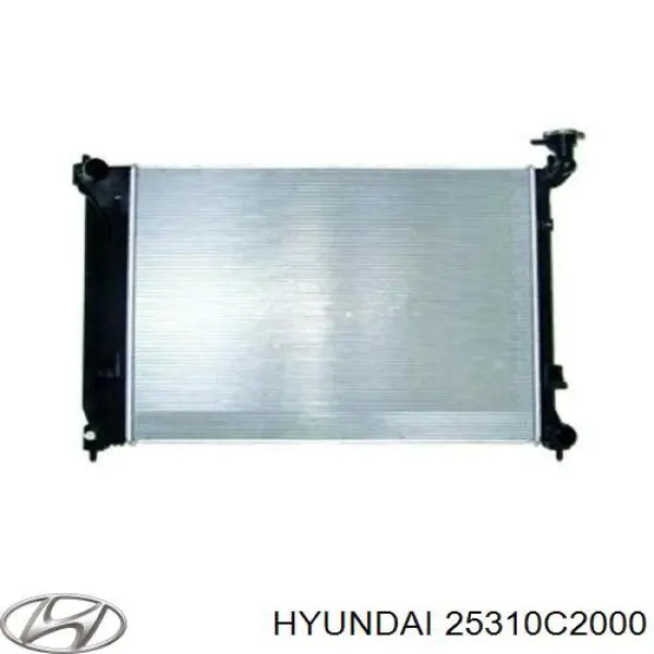 25310C2000 Hyundai/Kia Радіатор охолодження двигуна