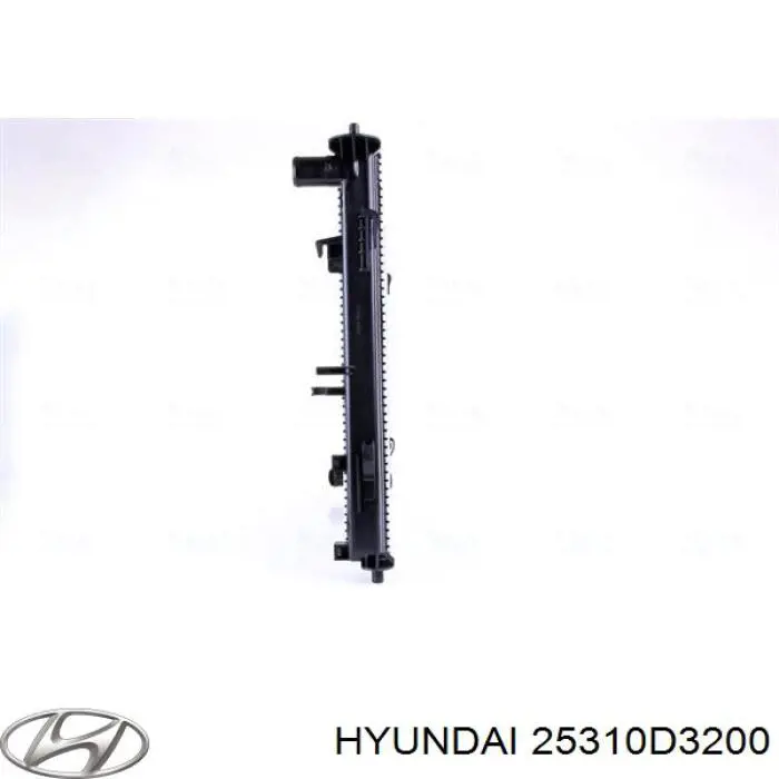 Купити DRM41020 Denso Радіатор двигуна
