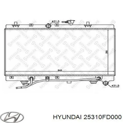 Радіатор 25310FD000 Hyundai/Kia