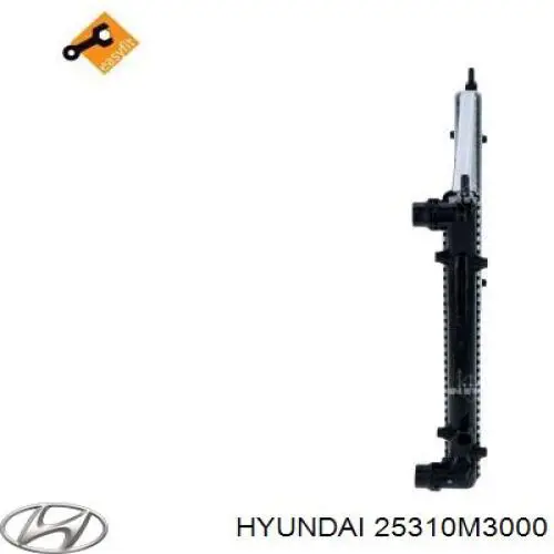 Радіатор охолодження Hyundai/Kia 25310M3000